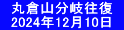 　丸倉山分岐往復　 　2024年12月10日　