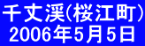 千丈渓(桜江町)  2006年5月5日